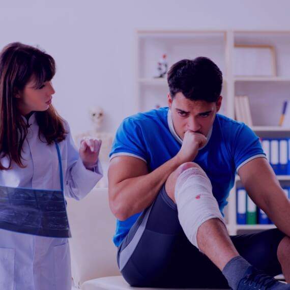 Knee while playing outdoor | Riverside Personal Injury Attorney